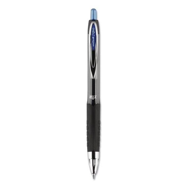 Vertex 0.7 mm 207 Retractable Gel Pen, Blue, 12PK VE3746016 - main
